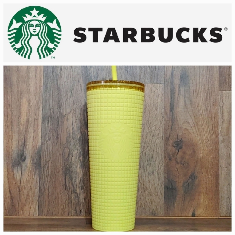 💛 Starbucks Limited Edition Cold Cup 24 oz BNWT